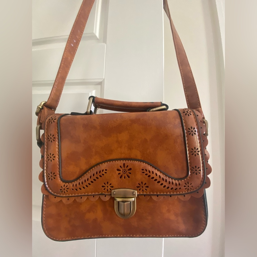 UO cross body leather bag